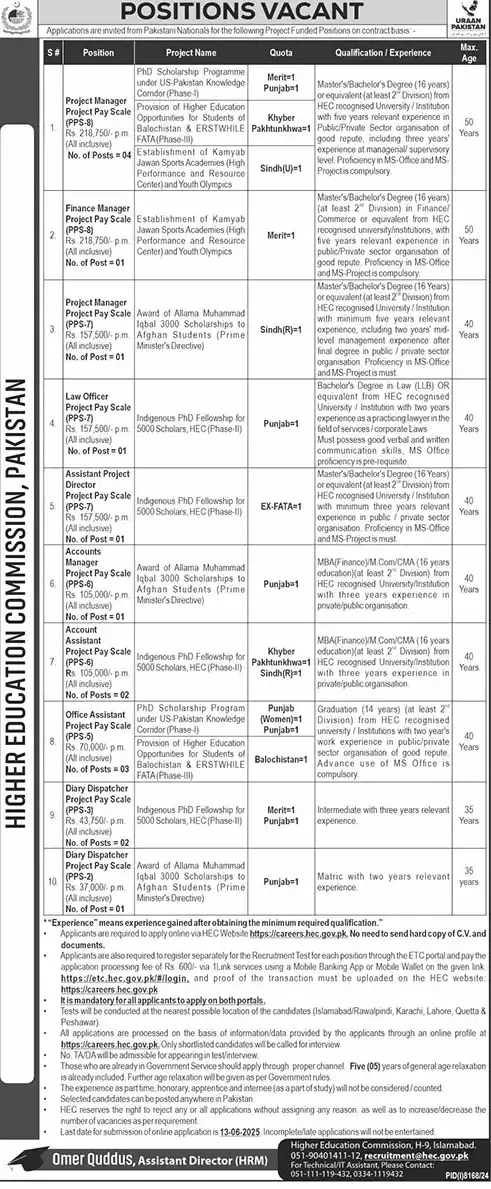 HEC Jobs 2025